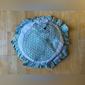 Vintage Handmade Cat Pillow
